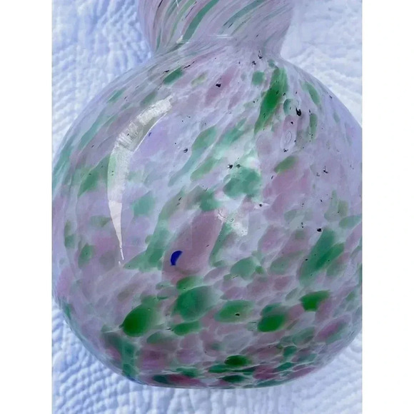 Vintage Unique Crystal Flower Vase Art Deco Hand Made in Poland - Picture 2 of 9